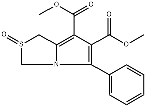 DIMETHYL 2-OXO-5-PHENYL-2,3-DIHYDRO-1H-2LAMBDA4-PYRROLO[1,2-C][1,3]THIAZOLE-6,7-DICARBOXYLATE Struktur