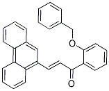 1-[2-(BENZYLOXY)PHENYL]-3-(9-PHENANTHRYL)PROP-2-EN-1-ONE Struktur