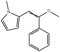 2-(2-METHOXY-2-PHENYLVINYL)-1-METHYL-1H-PYRROLE Struktur