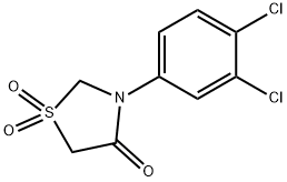 3-(3,4-DICHLOROPHENYL)-1LAMBDA6,3-THIAZOLANE-1,1,4-TRIONE Struktur