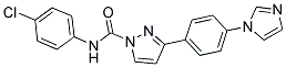 N-(4-CHLOROPHENYL)-3-[4-(1H-IMIDAZOL-1-YL)PHENYL]-1H-PYRAZOLE-1-CARBOXAMIDE Struktur