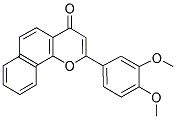 3',4'-DIMETHOXY-ALPHA-NAPHTHOFLAVONE Struktur