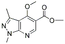 METHYL 1,3-DIMETHYL-4-METHOXY-1H-PYRAZOLO[3,4-B]PYRIDINE-5-CARBOXYLATE Struktur