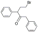 5-BROMO-1,3-DIPHENYLPENTAN-2-ONE Struktur