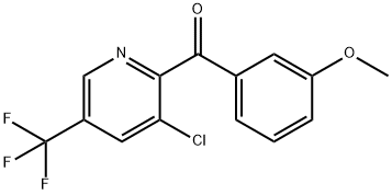 [3-CHLORO-5-(TRIFLUOROMETHYL)-2-PYRIDINYL](3-METHOXYPHENYL)METHANONE Struktur