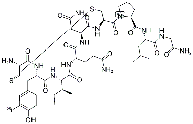 ([125I]-TYR)-OXYTOCIN Struktur