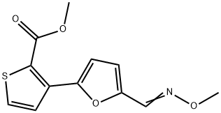 METHYL 3-(5-[(METHOXYIMINO)METHYL]-2-FURYL)-2-THIOPHENECARBOXYLATE Struktur