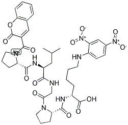 COLLAGENASE SUBSTRATE III, FLUOROGENIC Struktur