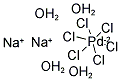 SODIUM HEXACHLOROPALLADATE(IV) TETRAHYDRATE Struktur