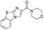 4-(IMIDAZO[2,1-B]BENZOTHIAZOLE-2-CARBONYL)MORPHOLINE Struktur