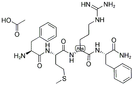 (D-ARG3)-FMRFAMIDE ACETATE SALT Struktur