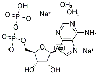 ADENOSINE 5'-DIPHOSPHORIC ACID DISODIUM SALT DIHYDRATE Struktur