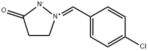 1-(4-CHLOROPHENYL)METHYLENEIMMONIUM-3-PYRAZOLIDINONE-1,2-INNER SALT Struktur