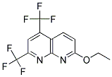 5,7-BIS(TRIFLUOROMETHYL)[1,8]NAPHTHYRIDIN-2-YL ETHYL ETHER Struktur