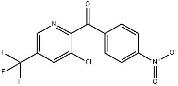 [3-CHLORO-5-(TRIFLUOROMETHYL)-2-PYRIDINYL](4-NITROPHENYL)METHANONE Struktur