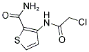 3-[(2-CHLOROACETYL)AMINO]THIOPHENE-2-CARBOXAMIDE Struktur