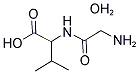 H-GLY-DL-VAL-OH H2O Struktur