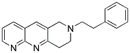 1,2,3,4-TETRAHYDRO-2-(PHENYLETHYL)PYRIDO[4,3-B][1,8]NAPHTHYRIDINE Struktur