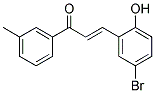 3-(5-BROMO-2-HYDROXYPHENYL)-1-(3-METHYLPHENYL)PROP-2-EN-1-ONE Struktur