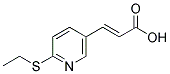 3-[6-(ETHYLTHIO)-3-PYRIDYL]ACRYLIC ACID Struktur