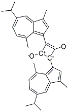 2,4-DI-3-GUAIAZULENYL-1,3-DIHYDROXYCYCLOBUTENEDIYLIUM DIHYDROXIDE BIS(INNER SALT) Struktur