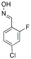 4-CHLORO-2-FLUOROBENZALDOXIME Struktur