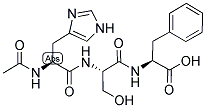AC-HIS-SER-PHE-OH Struktur