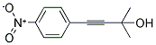 2-METHYL-4-(4-NITROPHENYL)-3-BUTYN-2-OL Struktur