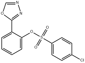 2-(1,3,4-OXADIAZOL-2-YL)PHENYL 4-CHLOROBENZENESULFONATE Struktur