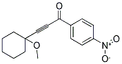 3-(1-METHOXY-CYCLOHEXYL)-1-(4-NITRO-PHENYL)-PROPYNONE Structure