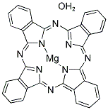 (PHTHALOCYANINATO)MAGNESIUM MONOHYDRATE Struktur