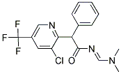 2-[3-CHLORO-5-(TRIFLUOROMETHYL)-2-PYRIDINYL]-N-[(DIMETHYLAMINO)METHYLENE]-2-PHENYLACETAMIDE Struktur