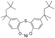 2,2'-THIOBIS[4-(1,1,3,3-TETRAMETHYLBUTYL)PHENOL]NICKEL DERIVATIVE Struktur