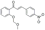 1-[2-(METHOXYMETHOXY)PHENYL]-3-(4-NITROPHENYL)PROP-2-EN-1-ONE Struktur