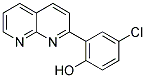 4-CHLORO-2-(1,8-NAPHTHYRIDIN-2-YL)PHENOL Struktur