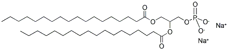 1,2-DISTEAROYL-RAC-GLYCERO-3-PHOSPHATIDIC ACID 2NA Struktur