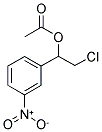 2-CHLORO-1-(3-NITROPHENYL)ETHYL ACETATE Struktur