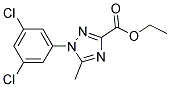 ETHYL 1-(3,5-DICHLOROPHENYL)-5-METHYL-1H-1,2,4-TRIAZOLE-3-CARBOXYLATE Struktur