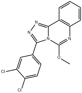 3-(3,4-DICHLOROPHENYL)-5-METHOXY[1,2,4]TRIAZOLO[4,3-C]QUINAZOLINE Struktur