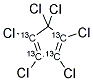 HEXACHLOROCYCLOPENTADIENE (13C4) Struktur