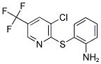 2-([3-CHLORO-5-(TRIFLUOROMETHYL)-2-PYRIDINYL]SULFANYL)ANILINE Struktur