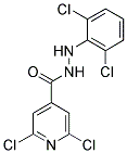 N'4-(2,6-DICHLOROPHENYL)-2,6-DICHLOROPYRIDINE-4-CARBOHYDRAZIDE Struktur