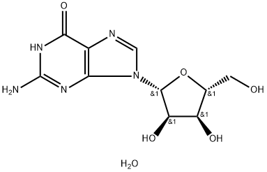 GUANOSINE DIHYDRATE Struktur