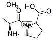 L-ALANYL-L-PROLINE HYDRATE Struktur