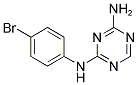 N-(4-BROMO-PHENYL)-[1,3,5]TRIAZINE-2,4-DIAMINE Struktur