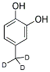 4-METHYLCATECHOL (METHYL-D3) Struktur