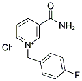 3-(AMINOCARBONYL)-1-(4-FLUOROBENZYL)PYRIDINIUM CHLORIDE Struktur