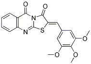 3,8-DIAZA-6-THIA-5-((3,4,5-TRIMETHOXYPHENYL)METHYLENE)TRICYCLO[7.4.0.0(3,7)]TRIDECA-1(9),7(8),10,12-TETRAENE-2,4-DIONE Struktur