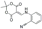 2-(((4,4-DIMETHYL-2,6-DIOXO-3,5-DIOXANYLIDENE)METHYL)AMINO)BENZENECARBONITRILE Struktur