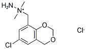 1-[(6-CHLORO-4H-1,3-BENZODIOXIN-8-YL)METHYL]-1,1-DIMETHYLHYDRAZINIUM CHLORIDE Struktur